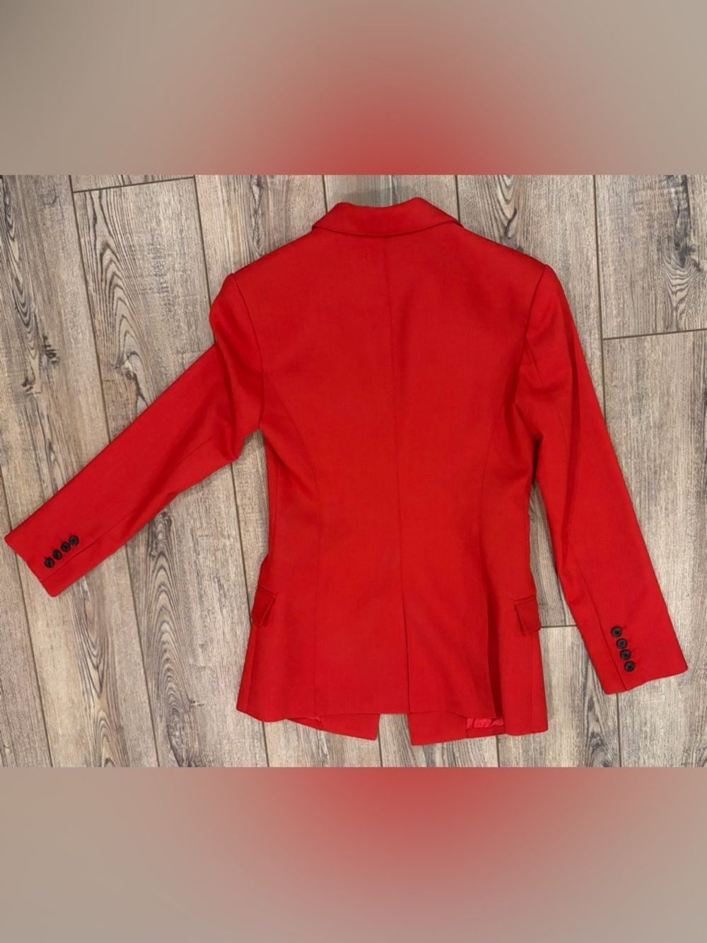 Smythe Not A DB Blazer Brick Red Wool Blend Size 2 Tailored Jacket - Picture 11 of 11